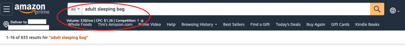 Amazon keyword tool
